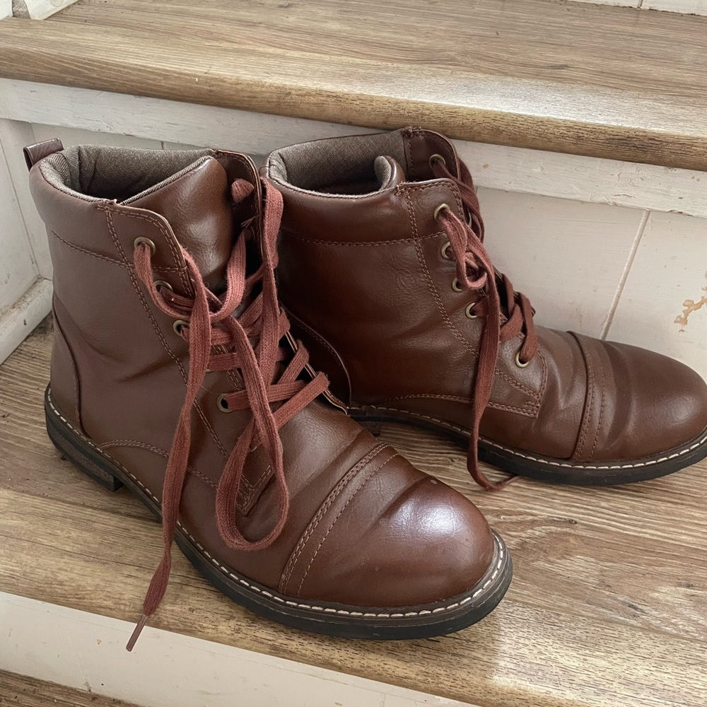 Men's Brown Leather Boots